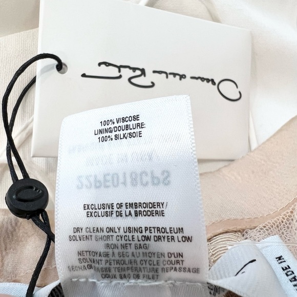 Oscar de la Renta Crystal Beaded Flower Strapless Gown Long Dress - Picture 17 of 17